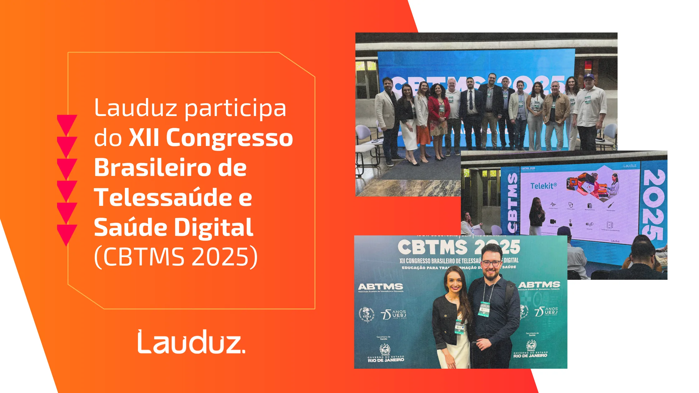 Lauduz apresenta o Telekit® no XII Congresso Brasileiro de Telessaúde e Saúde Digital (CBTMS 2025)