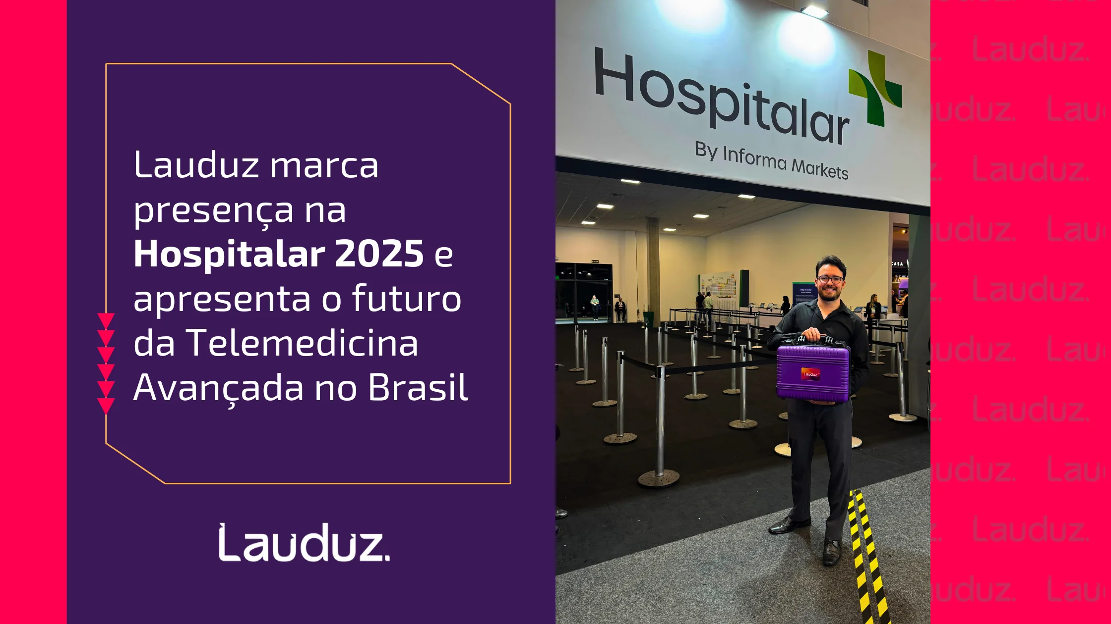 Lauduz apresenta o Telekit® na Hospitalar 2025